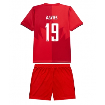 Billige Fotballdrakt Canada Alphonso Davies #19 Replika Hjemmedraktsett Barn VM 2026 Kortermet (med bukser)